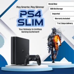 Consola de jogos PS4 Slim, Conjunto completo, JAMILBREAK, Multi