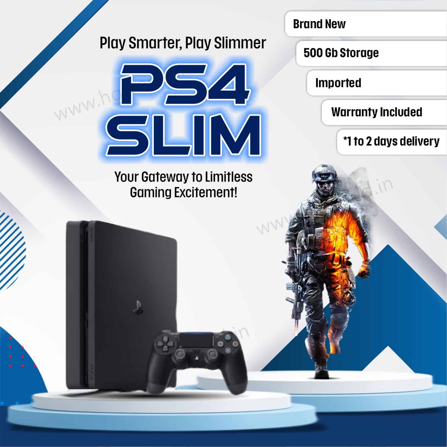【美品】PS4 slim 500GB