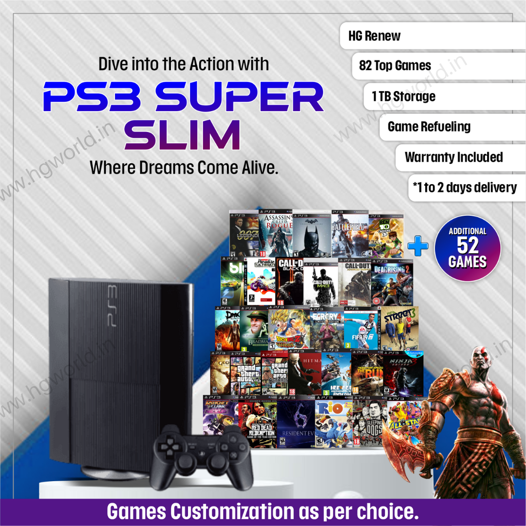 Best Sony Playstation 3, PS3 Super Slim