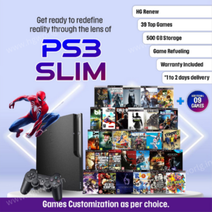 Used Sony | PS3 Slim | Multiman | 500GB | Free Top 39 Games