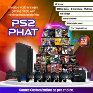 PlayStation 2 Sony PS2 Slim 1 Tb 309 Top Games Bundle - 2 Controllers  Refurbished at Rs 10900, PS2 Slim in Nagpur