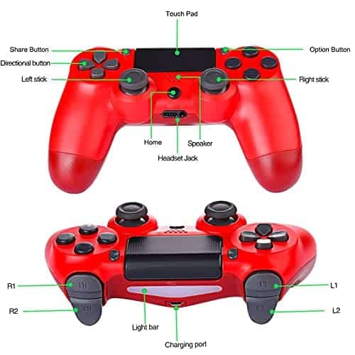 ps4 red remote