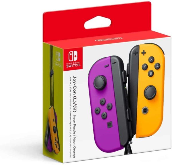 Nintendo Neon Purple & Orange