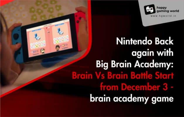 Nintendo Back again with Big Brain Academy: Brain Vs Brain Battle Start from December 3 - Brain Academy Game