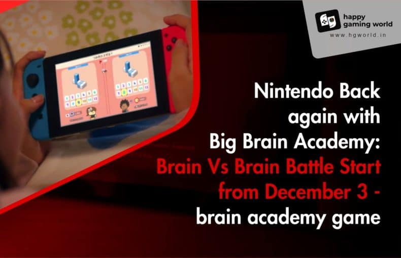Nintendo Back again with Big Brain Academy: Brain Vs Brain Battle Start from December 3 - Brain Academy Game