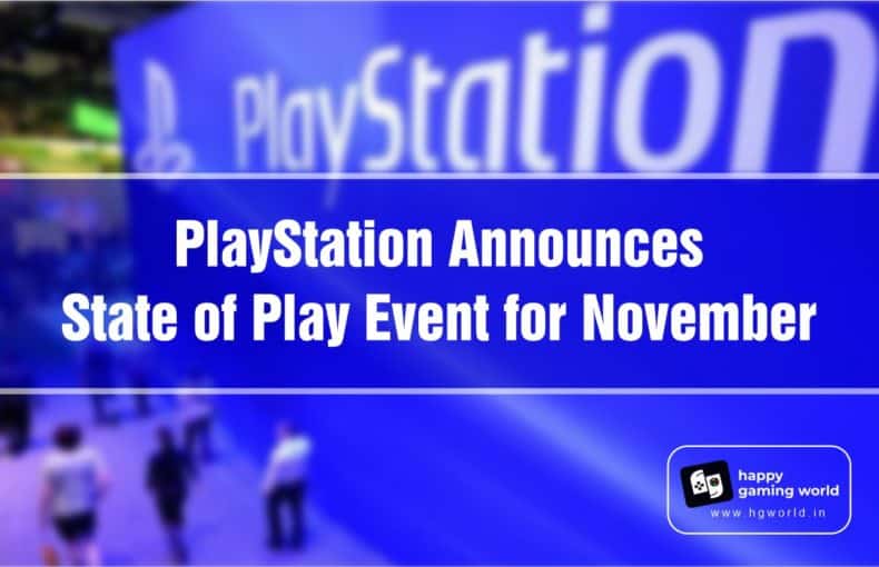Playstation's State of play event in November