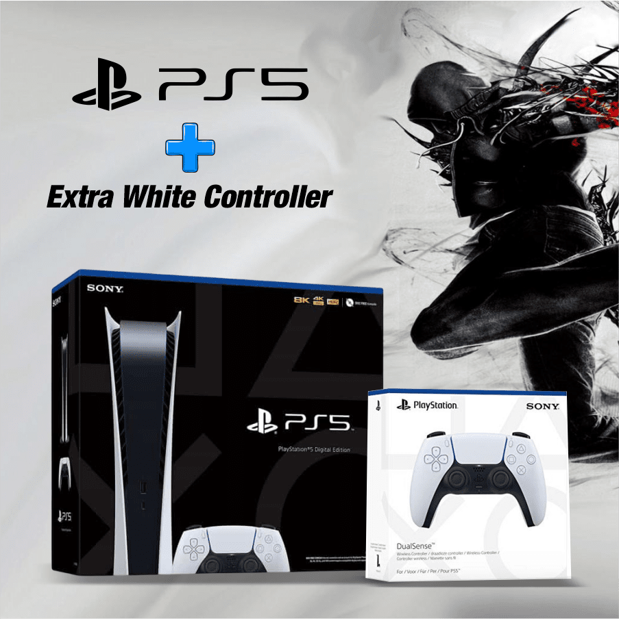 Sony PlayStation 5 PS5 Console PS5 Digital Edition gaming Storage 825GB  ultra high speed SSD adaptive