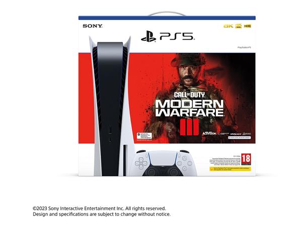 Brand New Sony PlayStation 5 | PS5 Standard | 825 GB SSD Disc Edition  Gaming Console | Call of Duty: Modern Warfare III Bundle | Indian | Company  Seal
