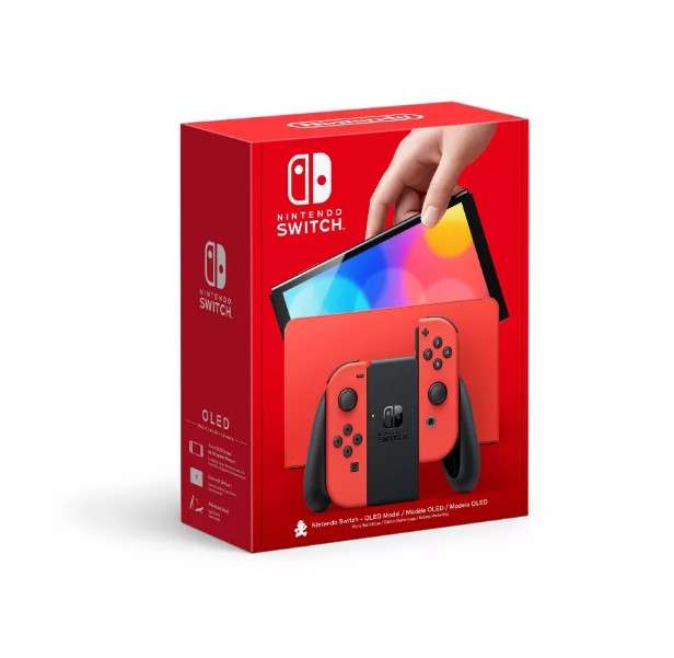Brand New NINTENDO Switch Oled | 60+ Best Games Bundle | 576 GB  Internal(64+512) | Mario Red Edition | Handheld Portable Gaming Console |  All Standard 