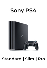 console website SONY PS4